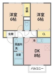 ピュアグレイスMiyaの物件間取画像